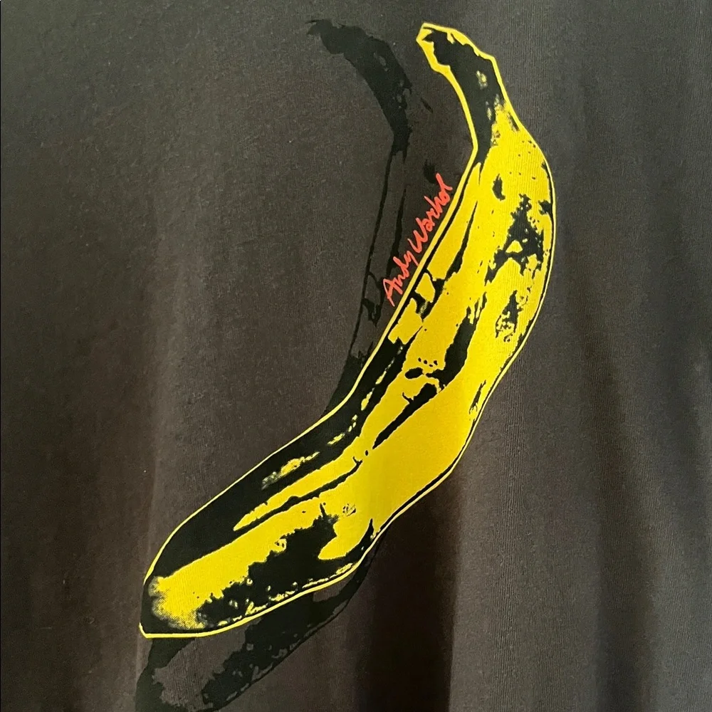 Andy Warhol Black Banana Graphic Tee - Picture 3 of 4